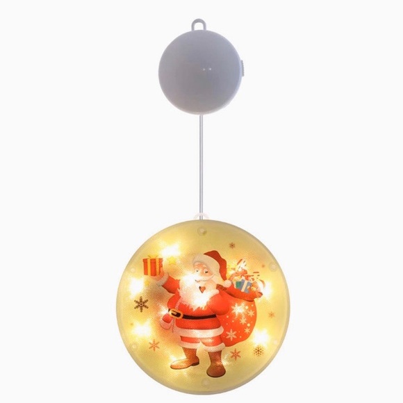 💥5/$15 🎄 3D Christmas Decorative Window Hanging Lamp Santa Claus 🎅 - Picture 2 of 10